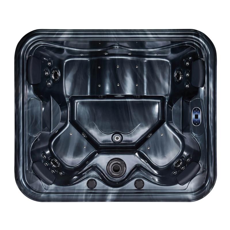 Does cloudy water mean bacterial growth in an outdoor spa hot tub?
