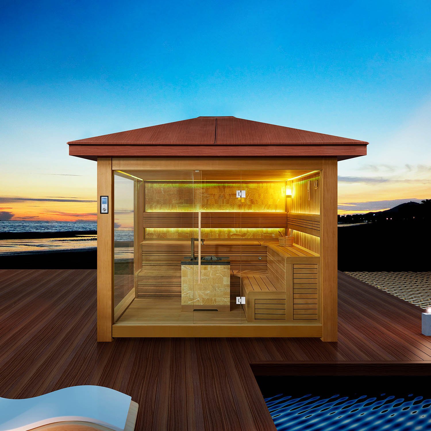 outdoor garden sauna steam room WS-LT1500