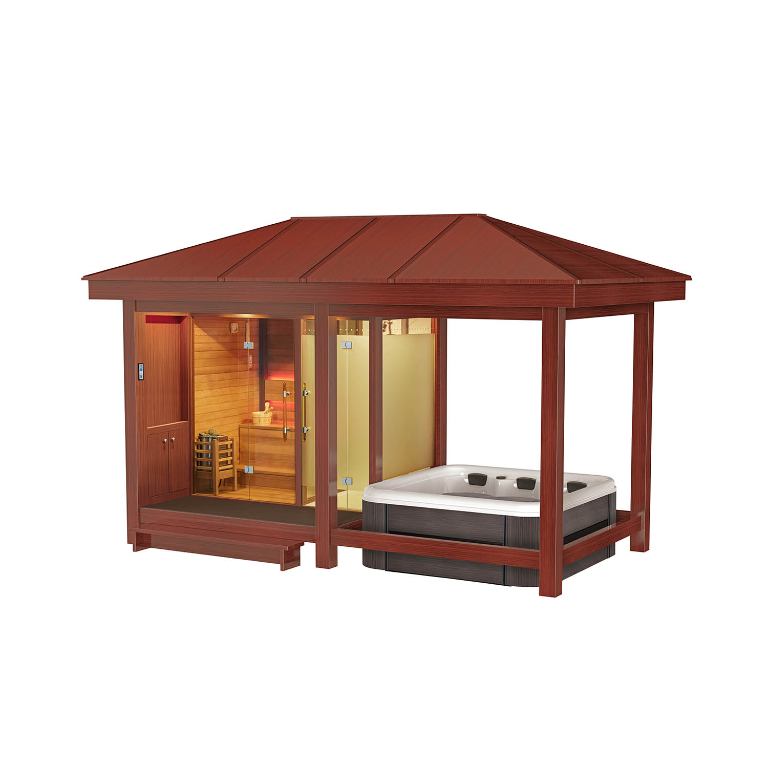 luxury gazebo garden sauna room WS-LT14