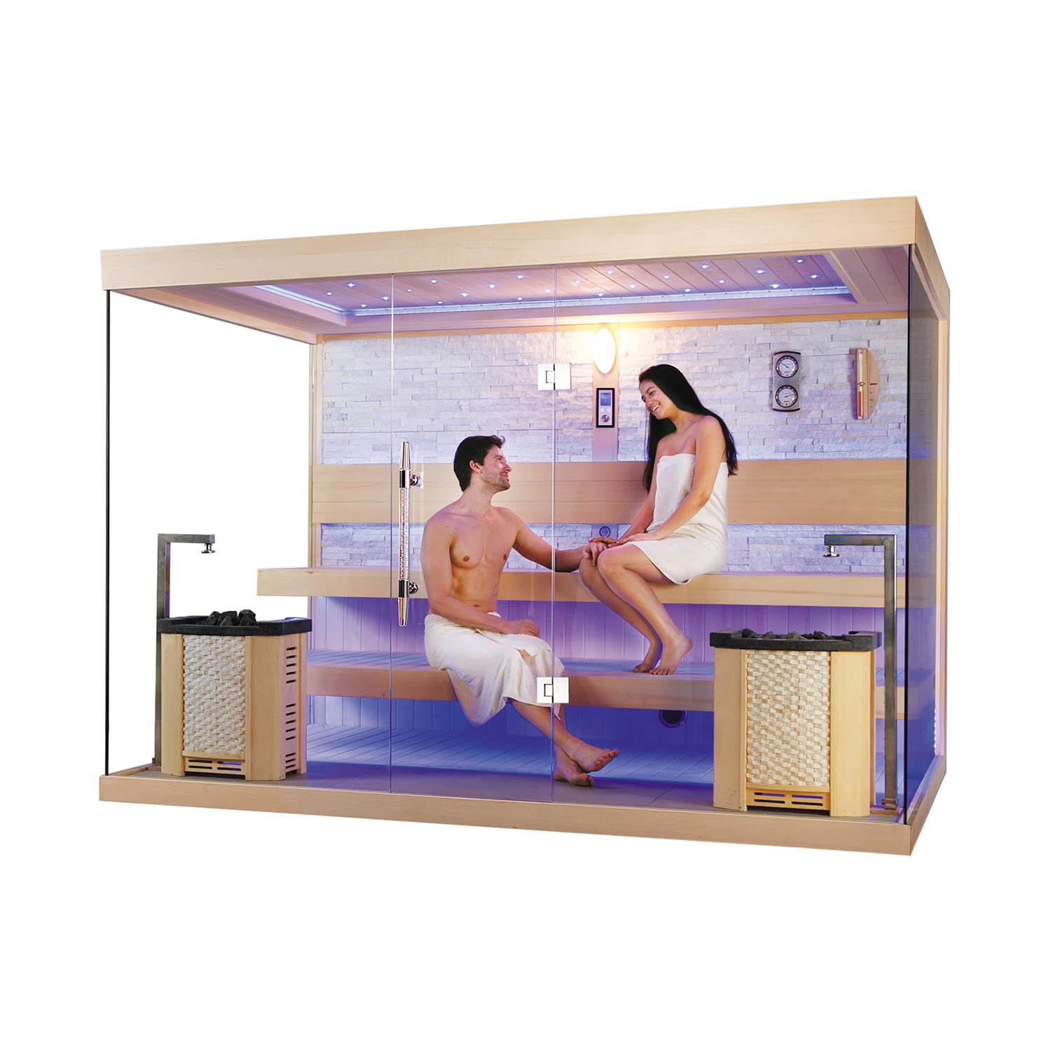luxury indoor dry steam sauna room WS-1240
