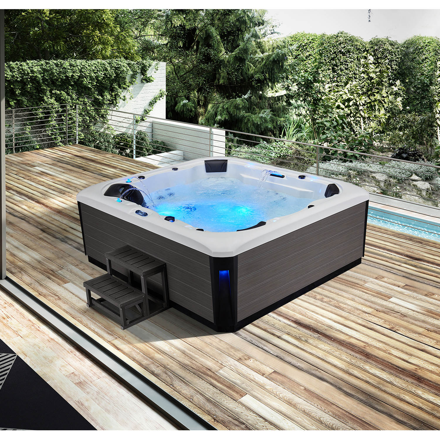 6 person luxury massage outdoor spa luxury wellness spa WS-690