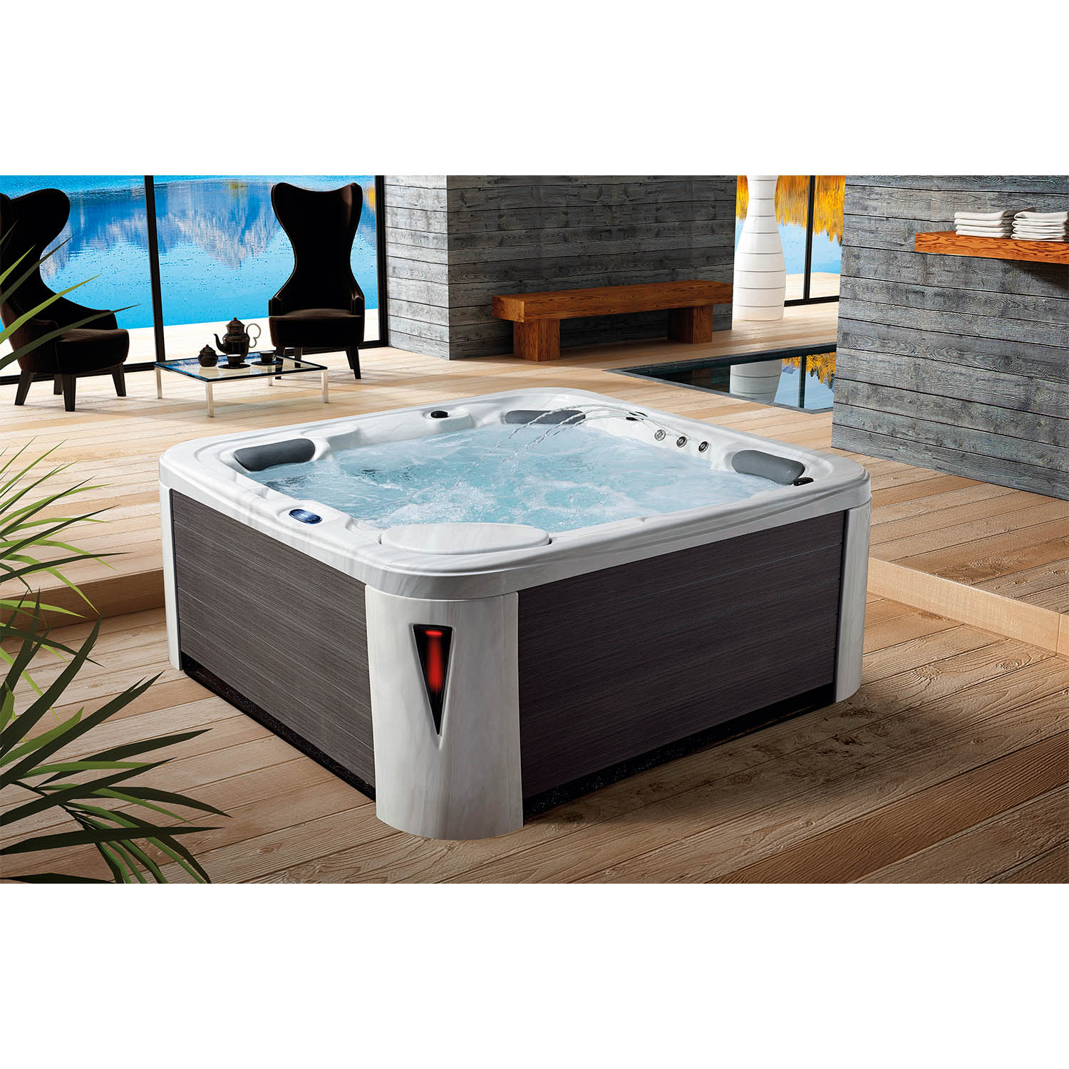 5 person luxury massage and outdoor spa WS-594E