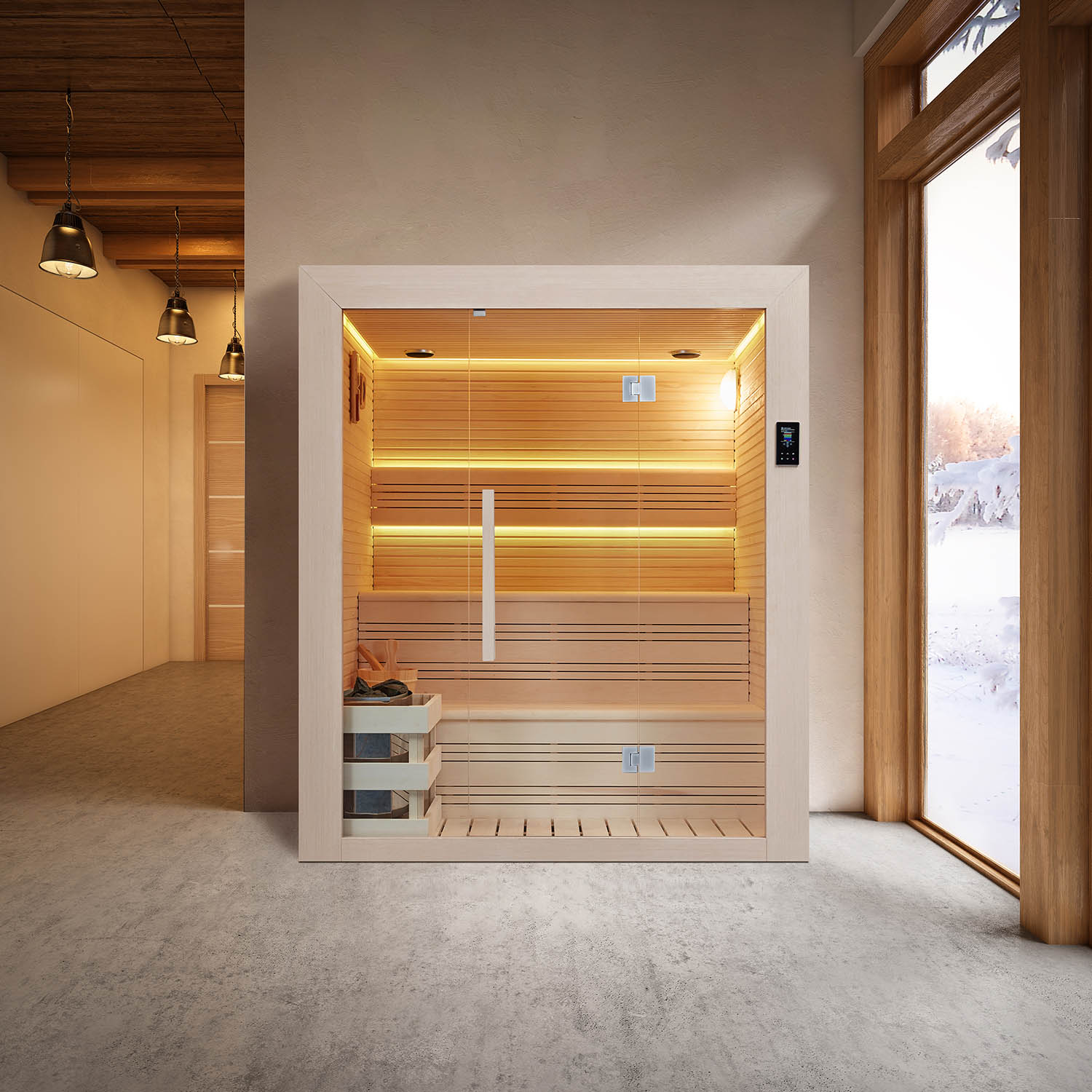 indoor computer dry sauna room WS-YL10