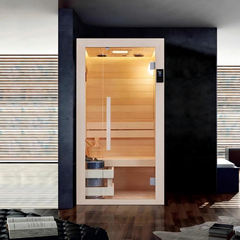 Is an outdoor sauna room more difficult to maintain than a spa hot tub?