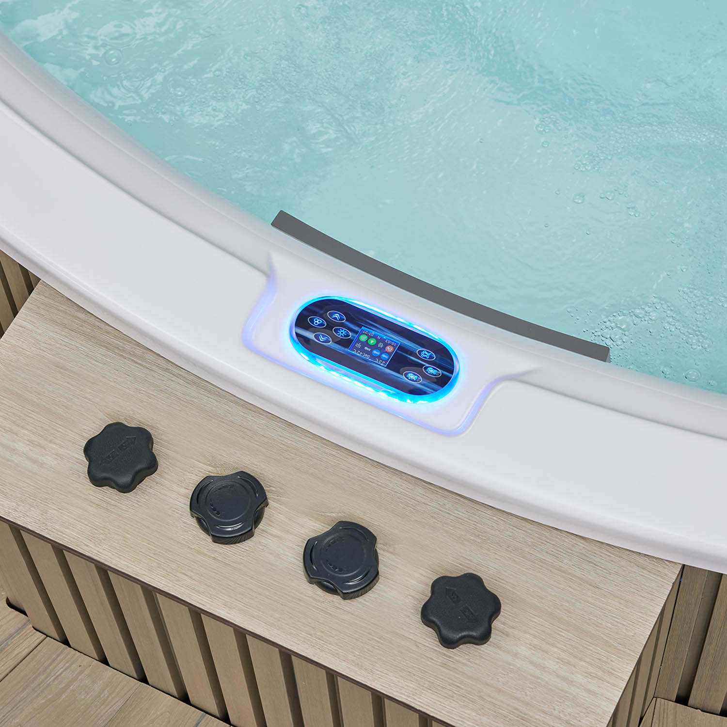 16 person high end massage and spa colorful light hottub spa WS-CP3800