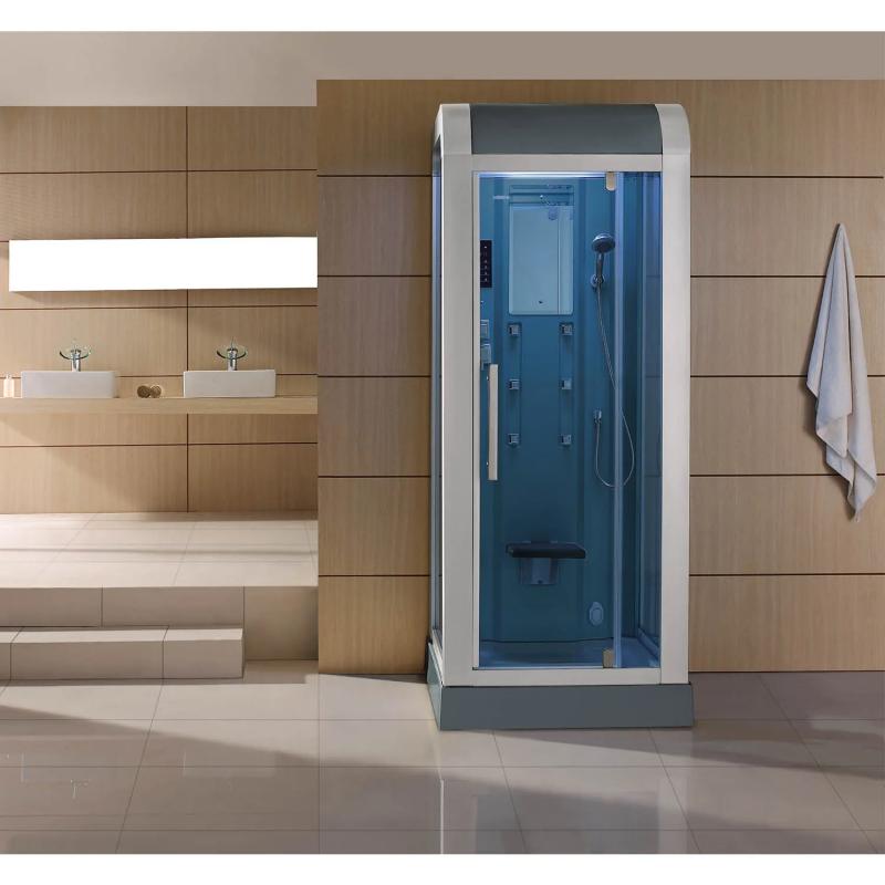 Can sauna and shower be done together?